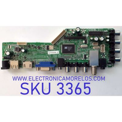 MAIN PARA TV SUPERSONIC / NUMERO DE PARTE 42T0325A / CV3393BL-D / 3200-CV3393-07 / 42T03251403CA1518 / KB-6160 / 1.80.62.00226 / MS-1E198407